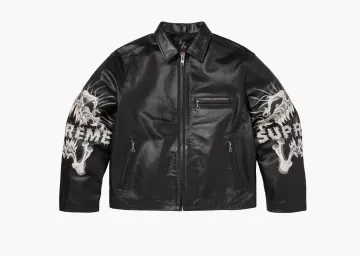 Supreme x Y’s Leather Jacket Black
