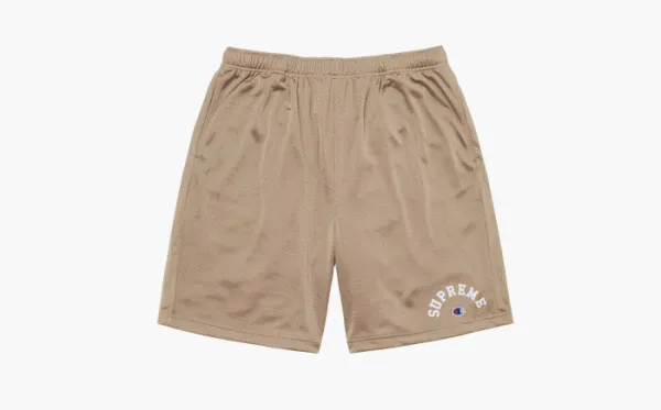 Supreme x Champion Mesh Short Tan