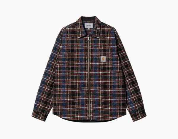 Carhartt WIP Checked Flannel Zip Shirt Multicolor
