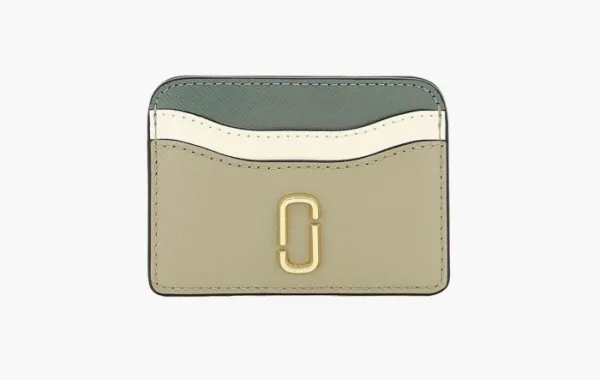 Marc Jacobs The Leather Card Holder Green