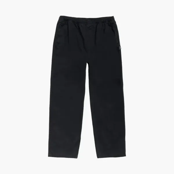 Stussy Beach Cotton Twill Pants Black