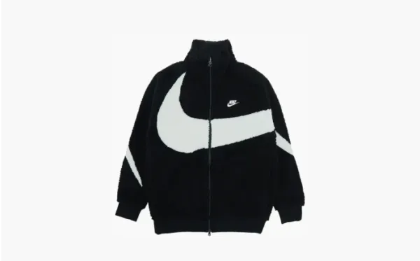 Nike Big Swoosh Reversible Boa Jacket "Black"
