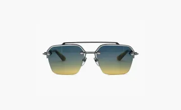 Chrome Hearts Bid Esem Pewter Malt Sunglasses Silver