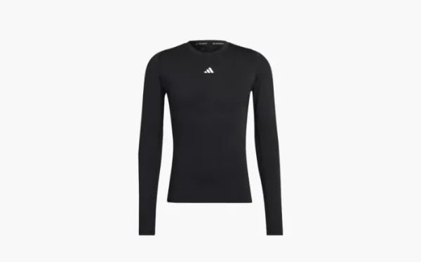 Adidas Techfit Compression Training Long Sleeve T-Shirt 'Black'