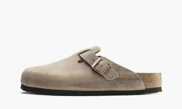 Birkenstock Boston Soft Footbed Oiled Leather Tobacco Brown