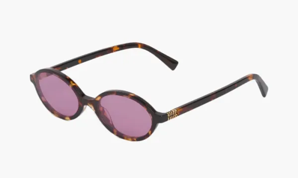 Miu Miu Glasses Leopard Pink