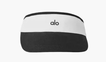 Alo Yoga Colorblock Visor Black/White