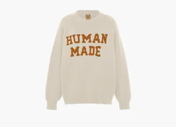 Human Made Raglan Knit Sweater White