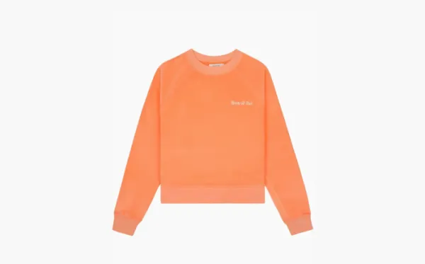 Sporty & Rich Katoenen Sweater Met Logo Orange