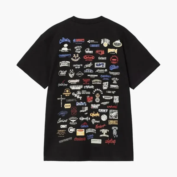 Carhartt WIP Logo Brands T-Shirt Black