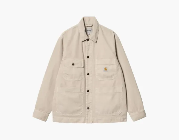 Carhartt WIP Garment-Dyed Garrison Coat Beige