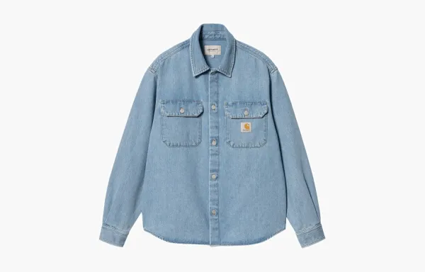 Carhartt WIP Harvey Denim Shirt Light Blue