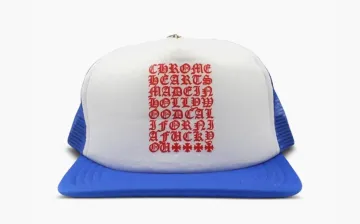 Chrome Hearts Eyechart Trucker Hat Blue