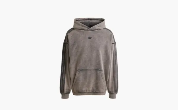 Adidas Originals Premium Essentials Retro Washed Hoodie Brown