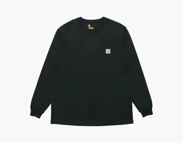 Carhartt K126 Long-Sleeve Pocket T-Shirt Black