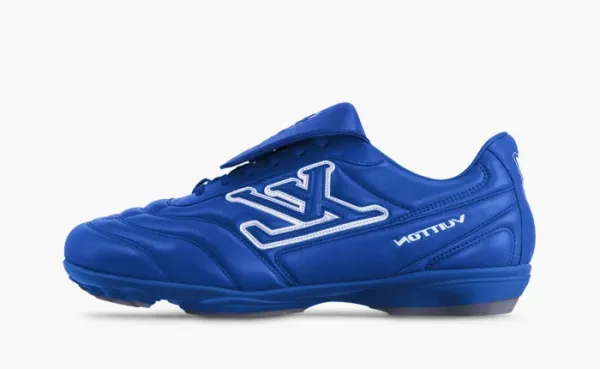 Louis Vuitton Footprint Soccer Sneakers Blue