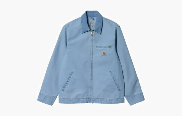 Carhartt WIP Detroit Jacket Logo Light Blue