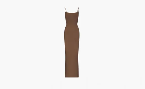 Skims Soft Lounge Long Dress Oxide