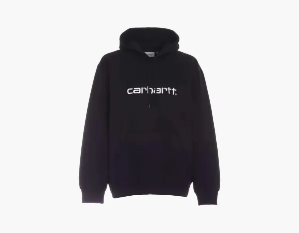 Carhartt WIP Script Hoodie Black