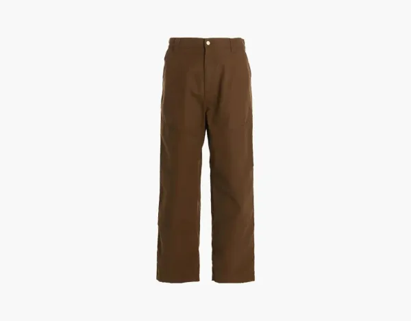 Carhartt WIP Cotton Work Pants Brown