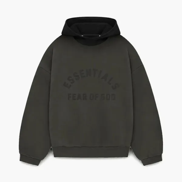 Худи Fear Of God Essentials Nylon Fleece Jet Black