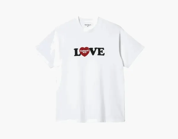 Carhartt WIP Love Heart Print T-Shirt White