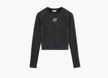 Loewe x On Long Sleeve Top Black