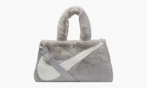Nike Faux Fur Tote Bag Light Iron Oar