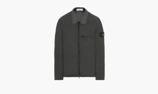 Stone Island Zip Shirt Jacket Green