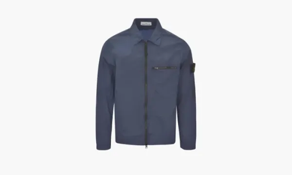 Stone Island Zip Shirt Jacket Blue