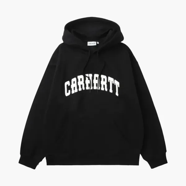 Carhartt WIP College Arch Logo Hoodie Black