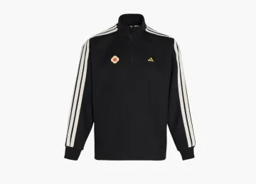 Adidas New Year 3-Stripes Half-Zip Sweatshirt Black
