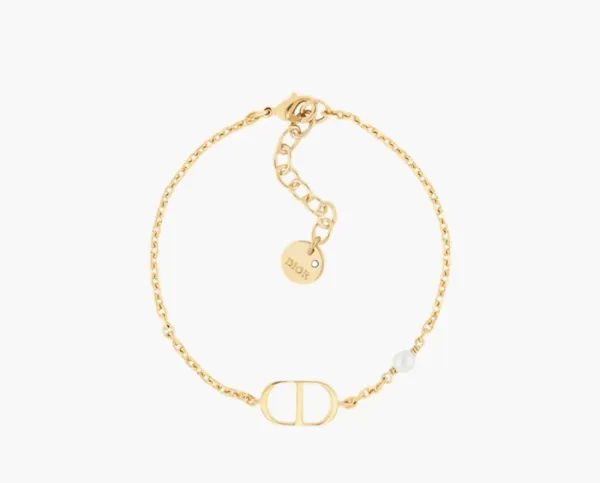 Dior Petit CD Bracelet Metal Gold-Finish