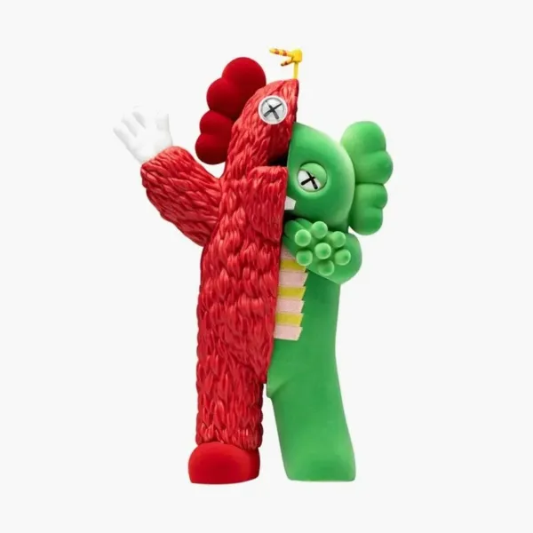 Kaws Kachamukku Vinyl Figure Green Red
