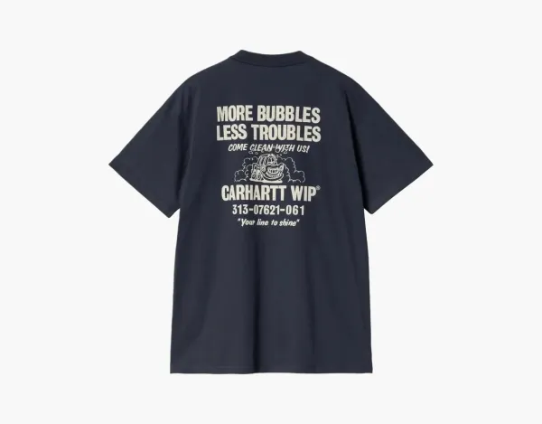 Carhartt WIP Less Troubles T-Shirt Navy