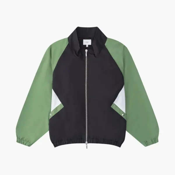RHUDE Color Block Track Jacket Black / Green / White