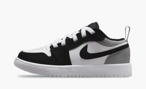 Air Jordan 1 Low ALT SE PS "White Black Matte Silver"