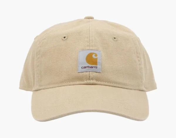 Carhartt WIP Corduroy Logo Cap Beige