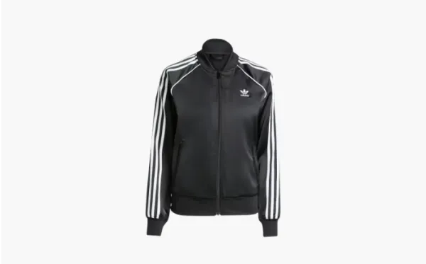 Adidas SST Adicolor Satin Track Top Black