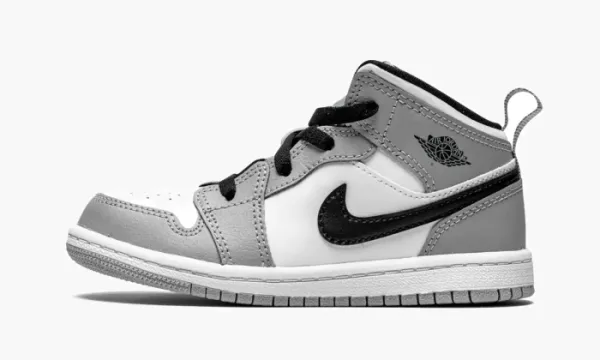Air Jordan 1 Mid TD Light Smoke Grey