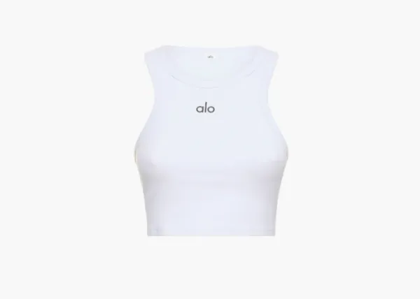 Alo Yoga Aspire Tank White/Black