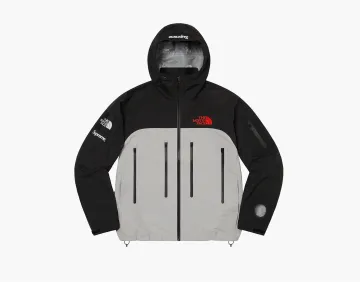 Supreme x The North Face Taped Seam Shell Jacket Grey