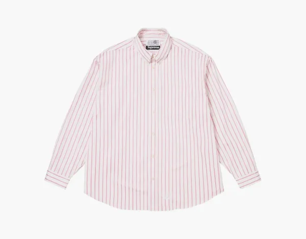 Supreme x MM6 Maison Margiela Stripe Shirt White