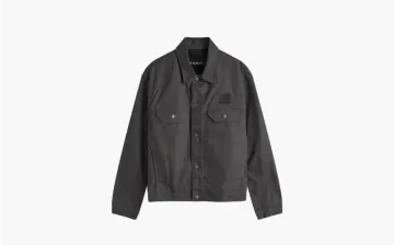 Acne Studios Orsano Canvas Face Jacket Black