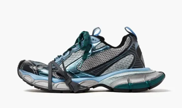 Balenciaga 3XL Sneakers Grey Blue Mesh