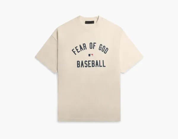 Fear of God Essentials MLB 90s Tee, Cream White
