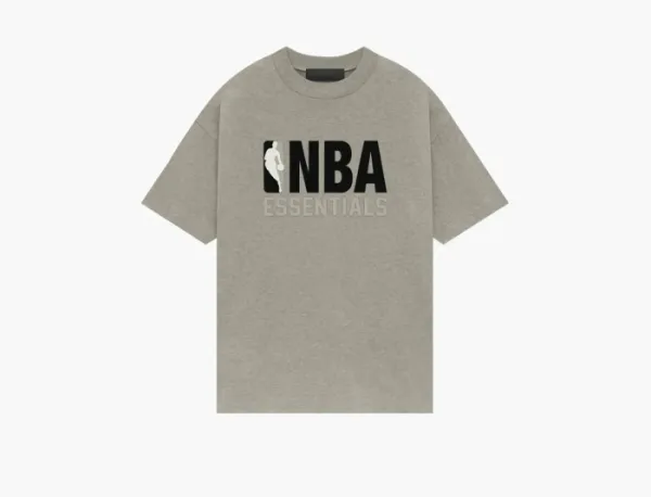 Fear of God Essentials x NBA Tee Warm Heather