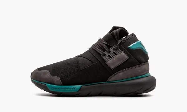 Y-3 Qasa High Charcoal Black