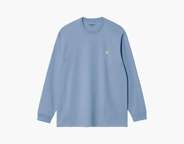 Carhartt WIP Chase Long-Sleeve T-Shirt Blue