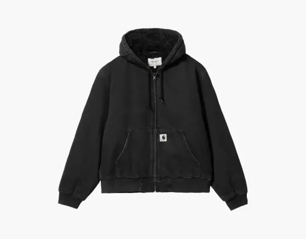 Carhartt WIP Elliot Hooded Liner Jacket Black